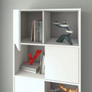 Armário / Estante 4 Portas Branco - Home Office - Wally - Artany