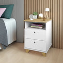 Conjunto Escrivaninha de 1,35 com gavetas 5934 Gaveteiro 2 Gavetas