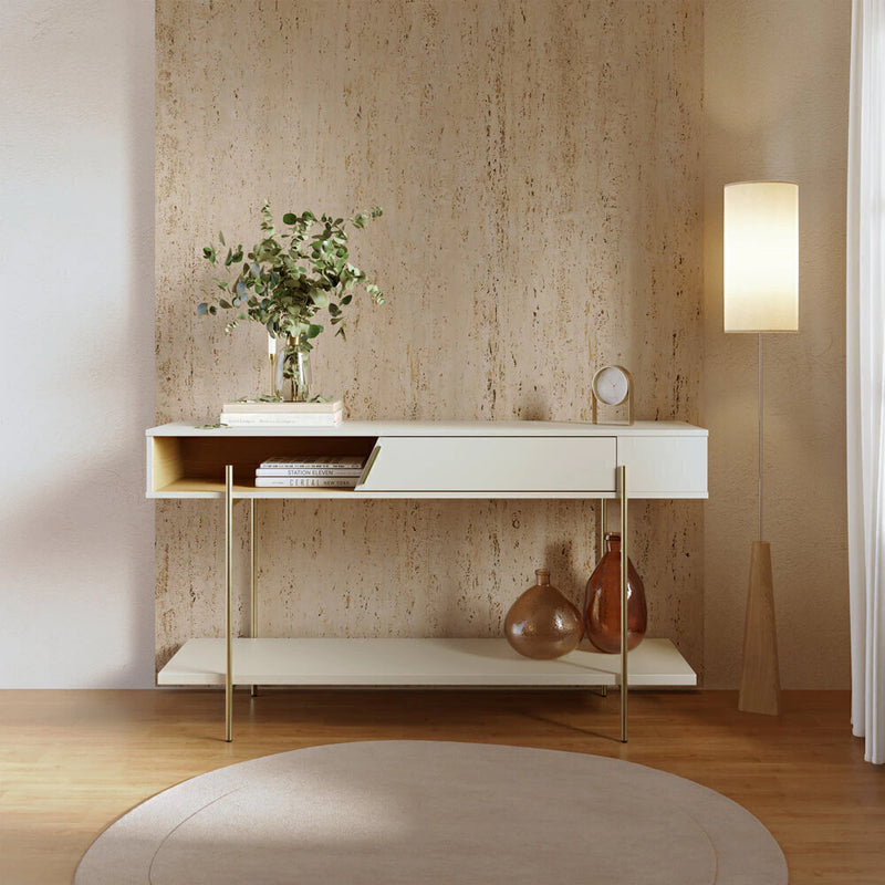 Aparador de 1,35 com pés metálicos divisor de ambientes