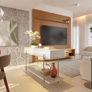 Aparador de 1,35 com pés metálicos divisor de ambientes