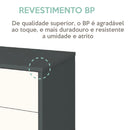 Escrivaninha em L pés metálicos 6133 + Gaveteiro New