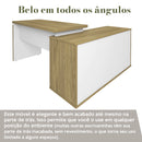 Conjunto Escrivaninha em L com porta + Balcão duas portas