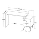 Escrivaninha Industrial Casa Sua Móveis 6088