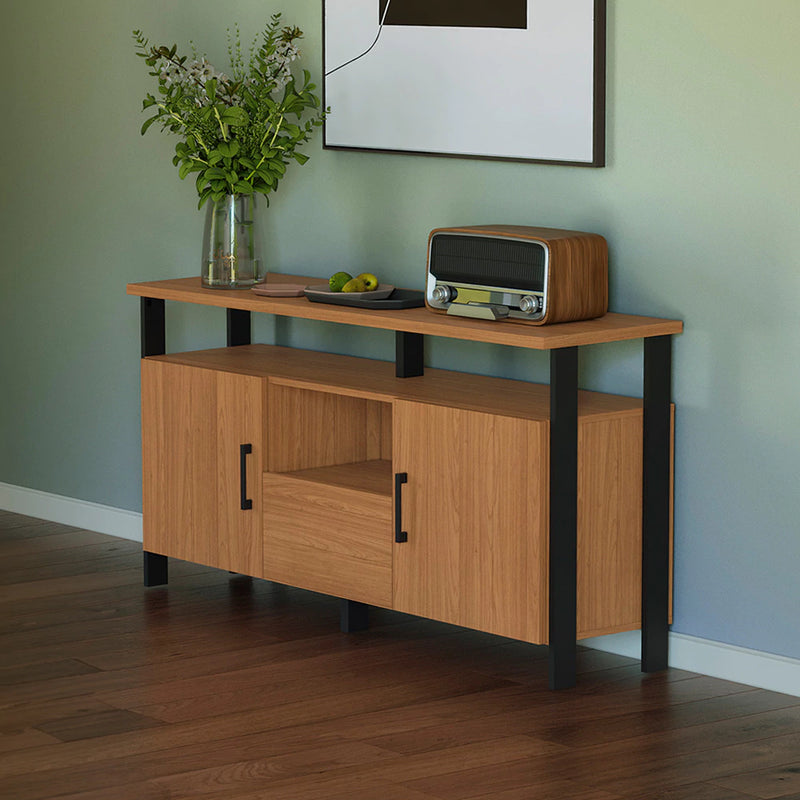 Balcão de 1,35 2 portas e 1 gaveta 100% MDF