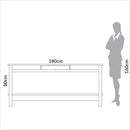 Aparador estilo industrial com 1 gaveta 100% MDF