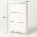 Sapateira Fina de Madeira – Com 3 Portas