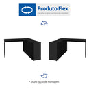 Conjunto Escrivaninha Em L mais gaveteiro 4 gavetas