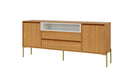 Balcão Buffet de 1,84 com pés metpalicos 100% MDF