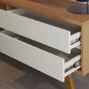 Rack de 2,00 com detalhes ripados cor 01