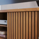 Rack de 2,00 com detalhes ripados cor 01