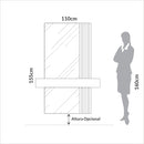 Aparador Suspenso 110cm 01 Gaveta 100% MDF cor 02